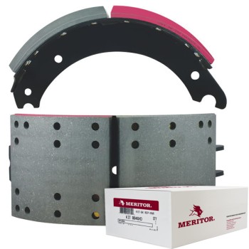 Meritor-Euclid MG2 Lined Brake Shoe - Q Plus - 16.5” x 7”. Comes with Hardware